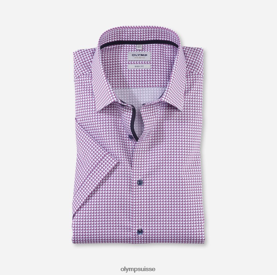 coupe corporelle niveau cinq, chemise d'affaires, new york kent, fuchsia OLYMP vêtements VVP4DB399