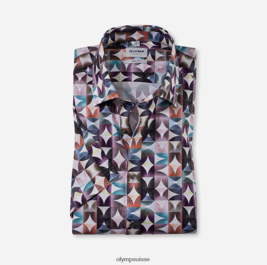 coupe corporelle niveau cinq, chemise d'affaires, new york kent, fuchsia OLYMP vêtements VVP4DB709