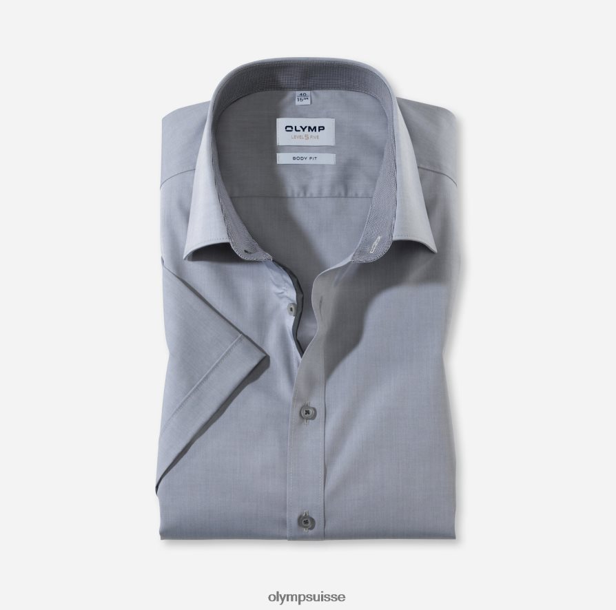 coupe corporelle niveau cinq, chemise d'affaires, new york kent, gris moyen OLYMP vêtements VVP4DB472