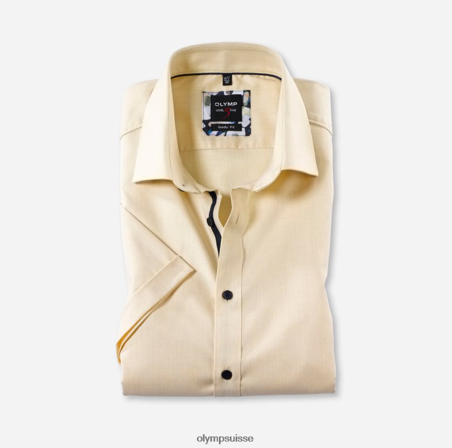 coupe corporelle niveau cinq, chemise d'affaires, new york kent, jaune OLYMP vêtements VVP4DB826