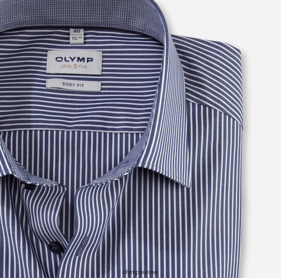 coupe corporelle niveau cinq, chemise d\'affaires, new york kent, marine OLYMP vêtements VVP4DB549