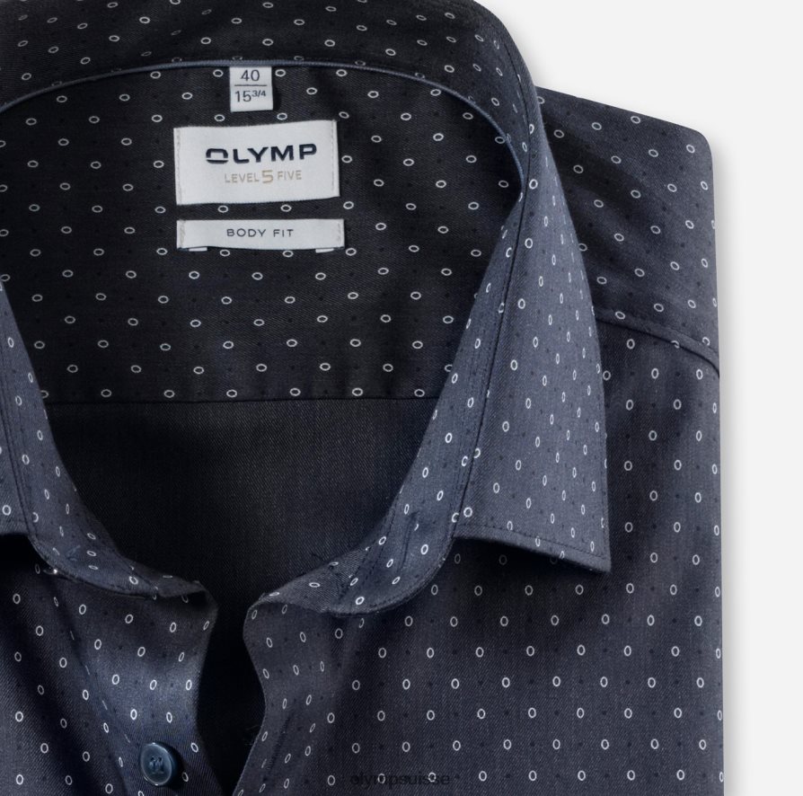 coupe corporelle niveau cinq, chemise d\'affaires, new york kent, marine OLYMP vêtements VVP4DB796