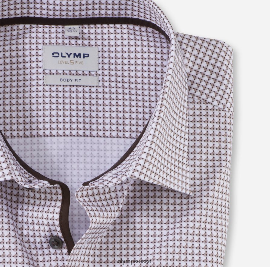 coupe corporelle niveau cinq, chemise d\'affaires, new york kent, naturel OLYMP vêtements VVP4DB348