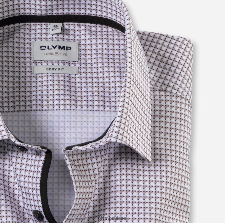 coupe corporelle niveau cinq, chemise d\'affaires, new york kent, naturel OLYMP vêtements VVP4DB507