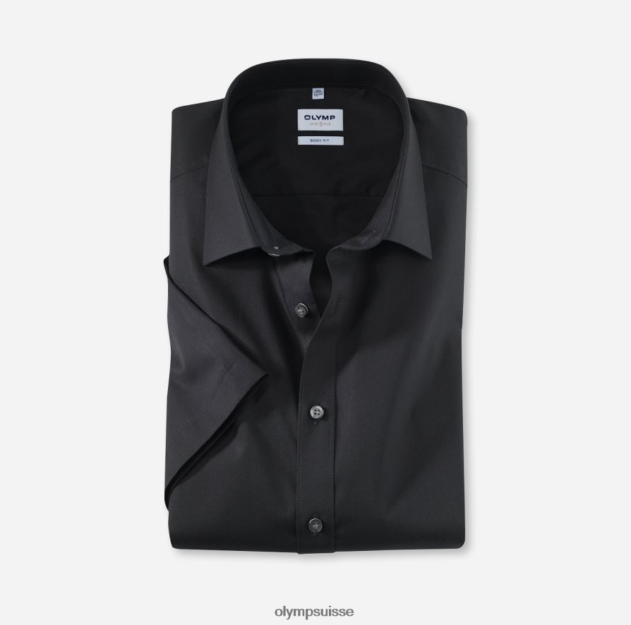 coupe corporelle niveau cinq, chemise d'affaires, new york kent, noir OLYMP vêtements VVP4DB843