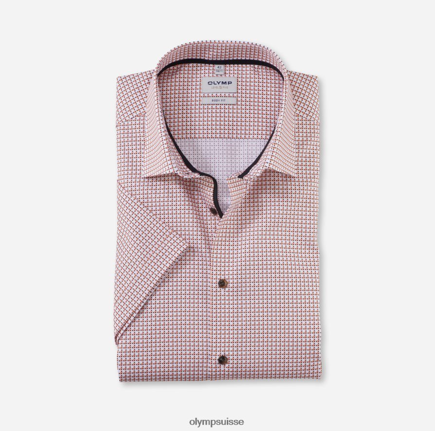 coupe corporelle niveau cinq, chemise d'affaires, new york kent, orange OLYMP vêtements VVP4DB637