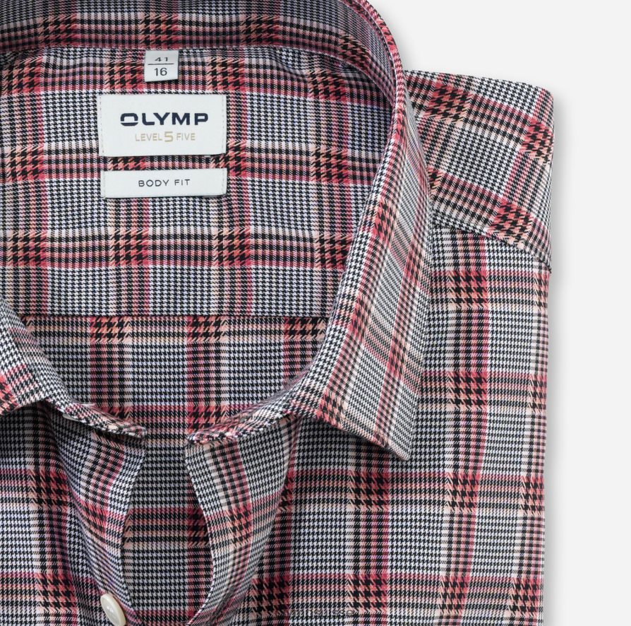 coupe corporelle niveau cinq, chemise d\'affaires, new york kent, palissandre OLYMP vêtements VVP4DB623