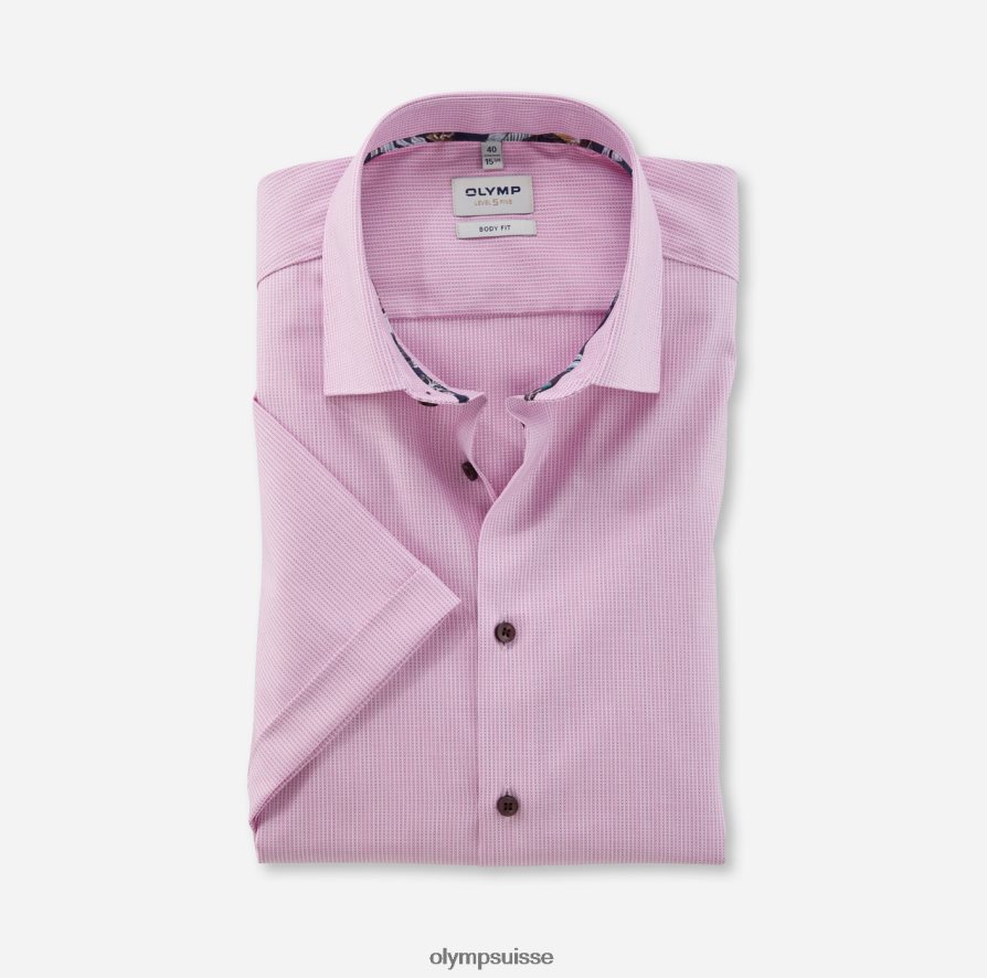 coupe corporelle niveau cinq, chemise d'affaires, new york kent, rose OLYMP vêtements VVP4DB370