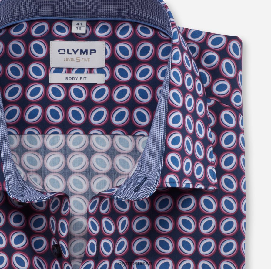 coupe corporelle niveau cinq, chemise d\'affaires, new york kent, rose OLYMP vêtements VVP4DB732