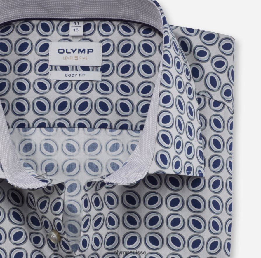 coupe corporelle niveau cinq, chemise d\'affaires, new york kent, taupe OLYMP vêtements VVP4DB741