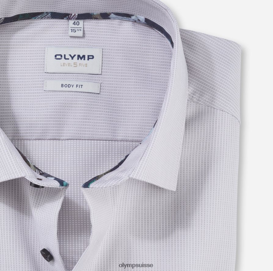 coupe corporelle niveau cinq, chemise d\'affaires, new york kent, taupe OLYMP vêtements VVP4DB785