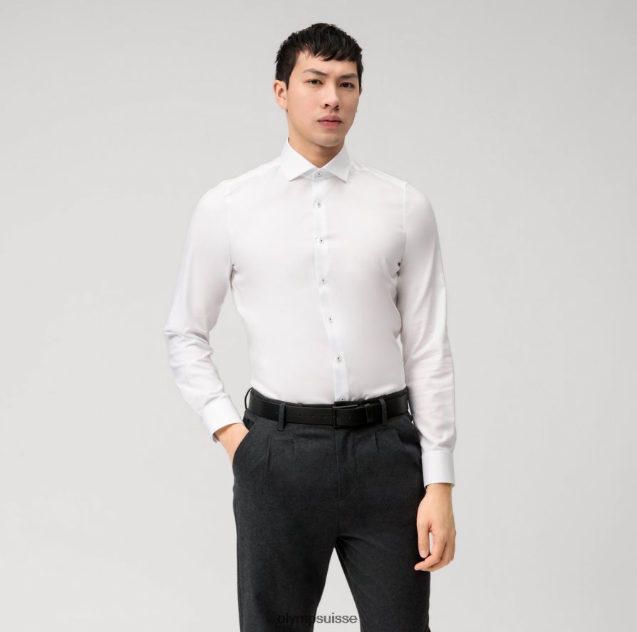 coupe corporelle niveau cinq, chemise d'affaires, royal kent, blanc OLYMP vêtements VVP4DB697