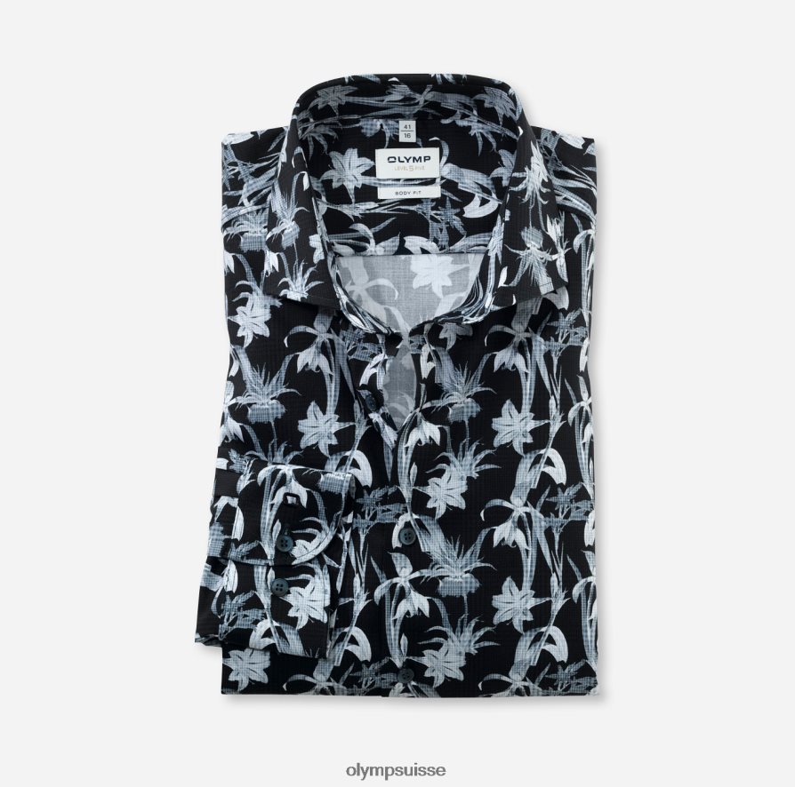 coupe corporelle niveau cinq, chemise d'affaires, royal kent, marine OLYMP vêtements VVP4DB406