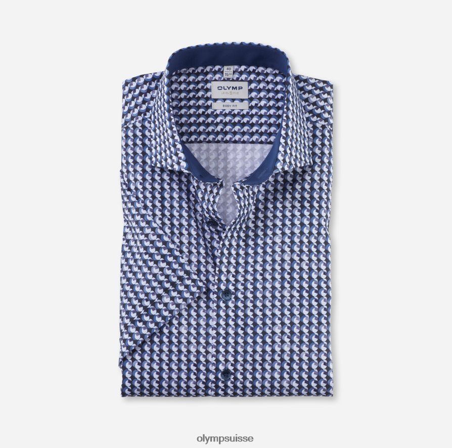 coupe corporelle niveau cinq, chemise d'affaires, royal kent, marine OLYMP vêtements VVP4DB450