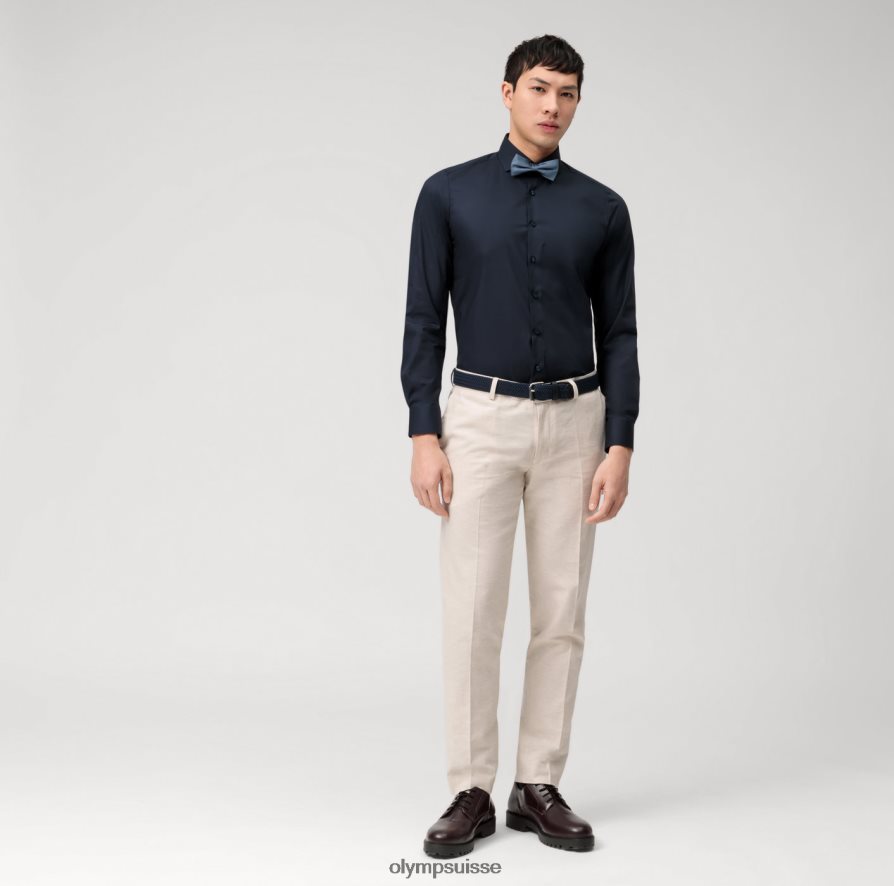 coupe corporelle niveau cinq, chemise d\'affaires, royal kent, marine OLYMP vêtements VVP4DB641