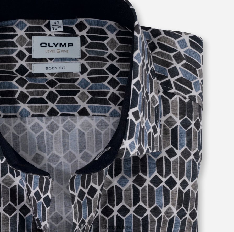 coupe corporelle niveau cinq, chemise d\'affaires, royal kent, naturel OLYMP vêtements VVP4DB713