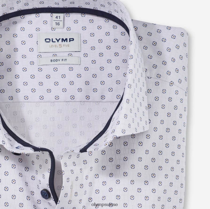 coupe corporelle niveau cinq, chemise d\'affaires, royal kent, taupe OLYMP vêtements VVP4DB660