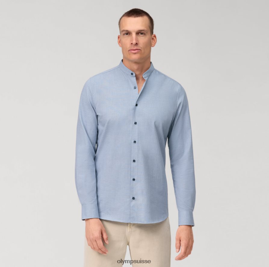 level five 24/7 body fit, chemise business, col montant, bleu OLYMP vêtements VVP4DB434