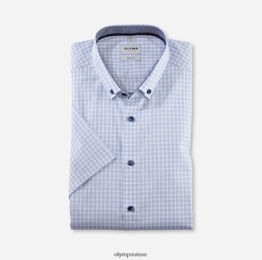 level five body fit, chemise business, boutonnée, bleu OLYMP vêtements VVP4DB601