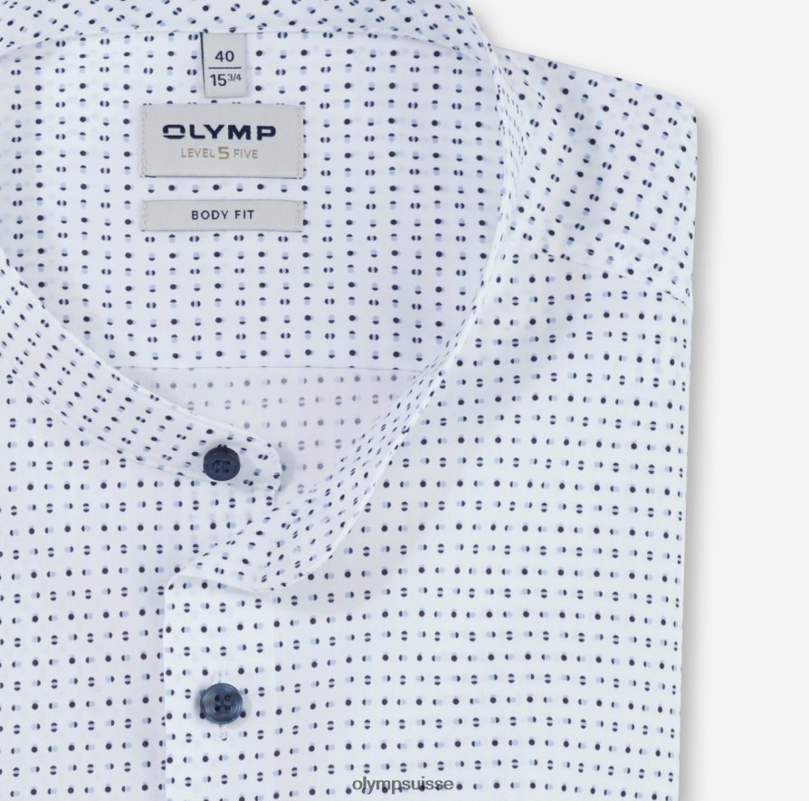 level five body fit, chemise business, col montant, bleu OLYMP vêtements VVP4DB761