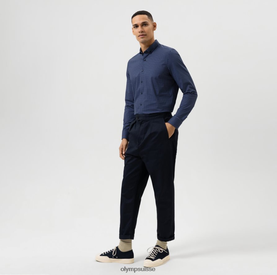 niveau cinq 24/7 body fit, chemise business, boutonnée, bleu OLYMP vêtements VVP4DB779