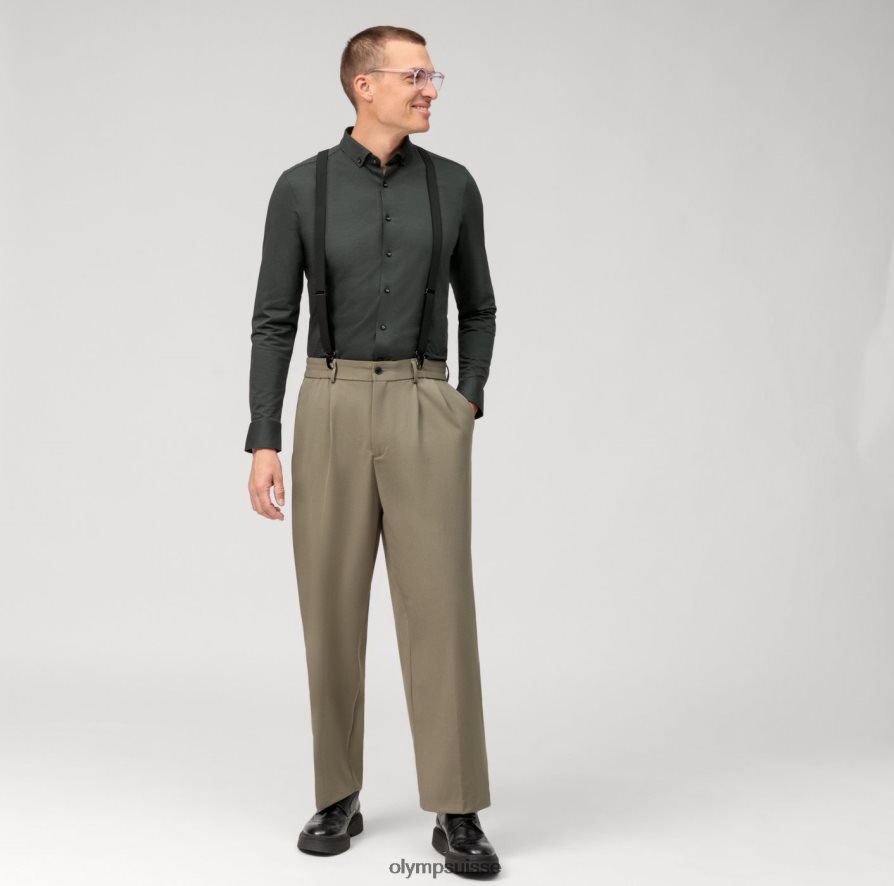 niveau cinq 24/7 body fit, chemise business, boutonnée, olive OLYMP vêtements VVP4DB528