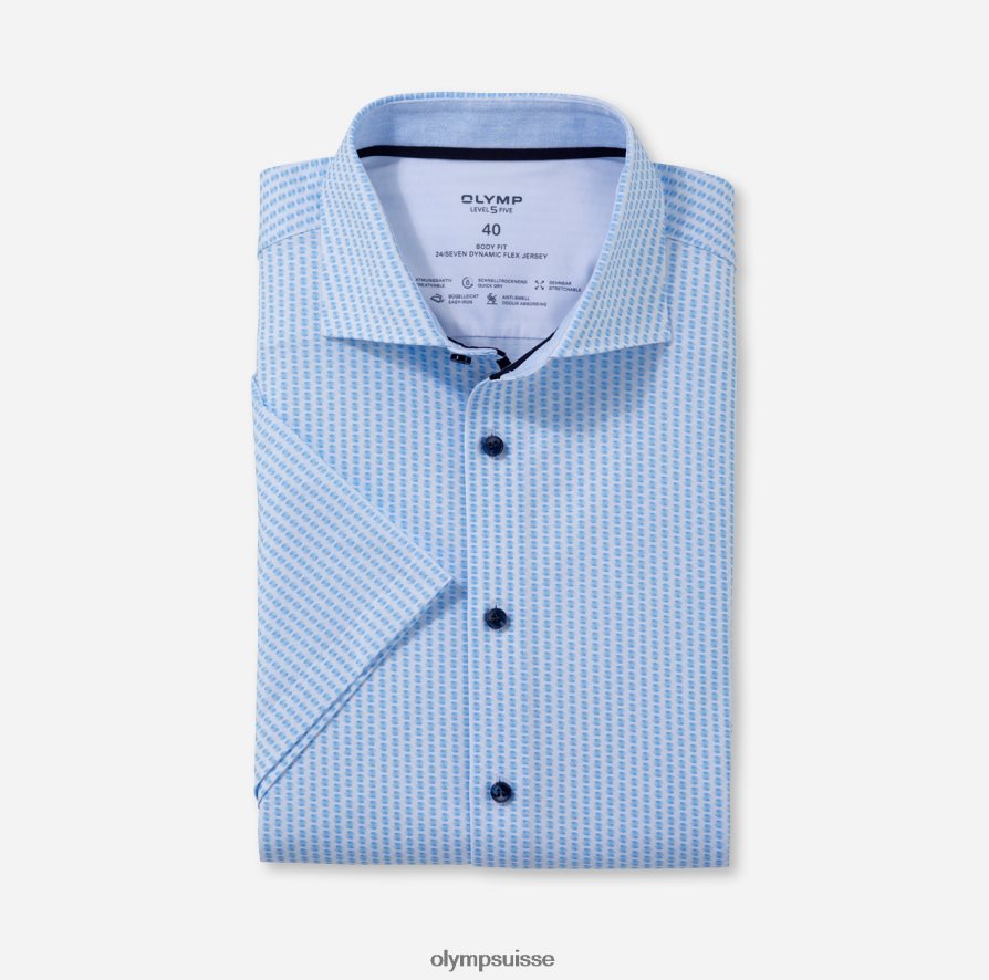 niveau cinq 24/7 body fit, chemise business, kent, bleu OLYMP vêtements VVP4DB365