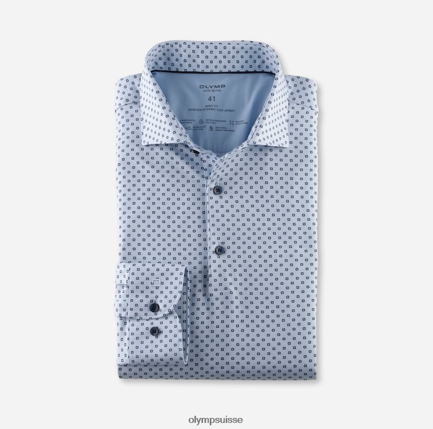 niveau cinq 24/7 body fit, chemise business, kent, bleu OLYMP vêtements VVP4DB500