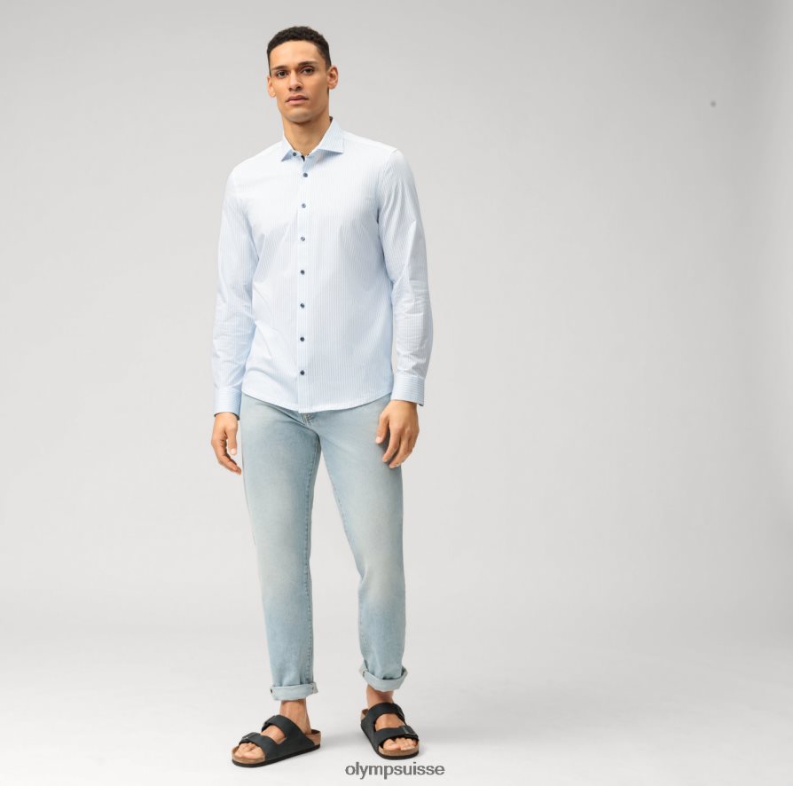niveau cinq 24/7 body fit, chemise business, kent, bleu OLYMP vêtements VVP4DB529