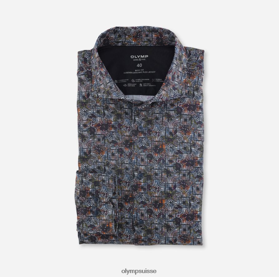 niveau cinq 24/7 body fit, chemise business, kent, grenat OLYMP vêtements VVP4DB820