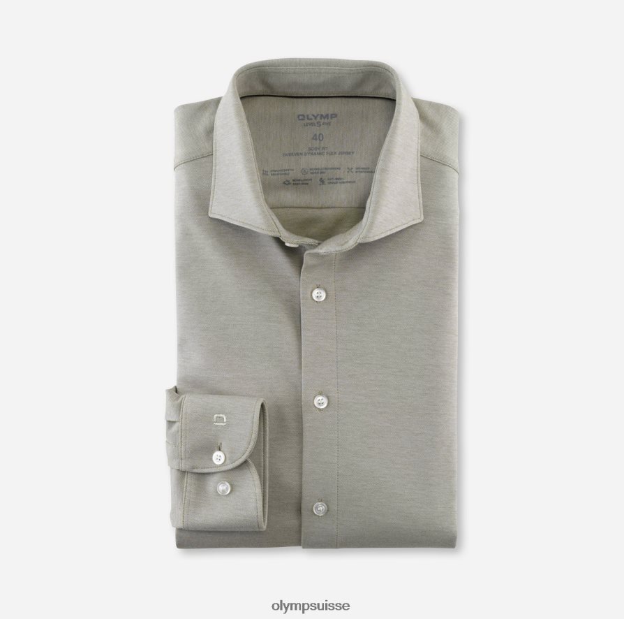 niveau cinq 24/7 body fit, chemise business, kent, kaki OLYMP vêtements VVP4DB808