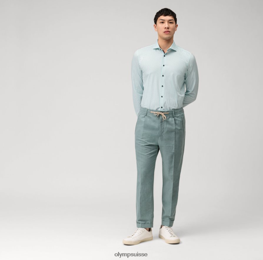 niveau cinq 24/7 body fit, chemise business, kent, émeraude OLYMP vêtements VVP4DB688