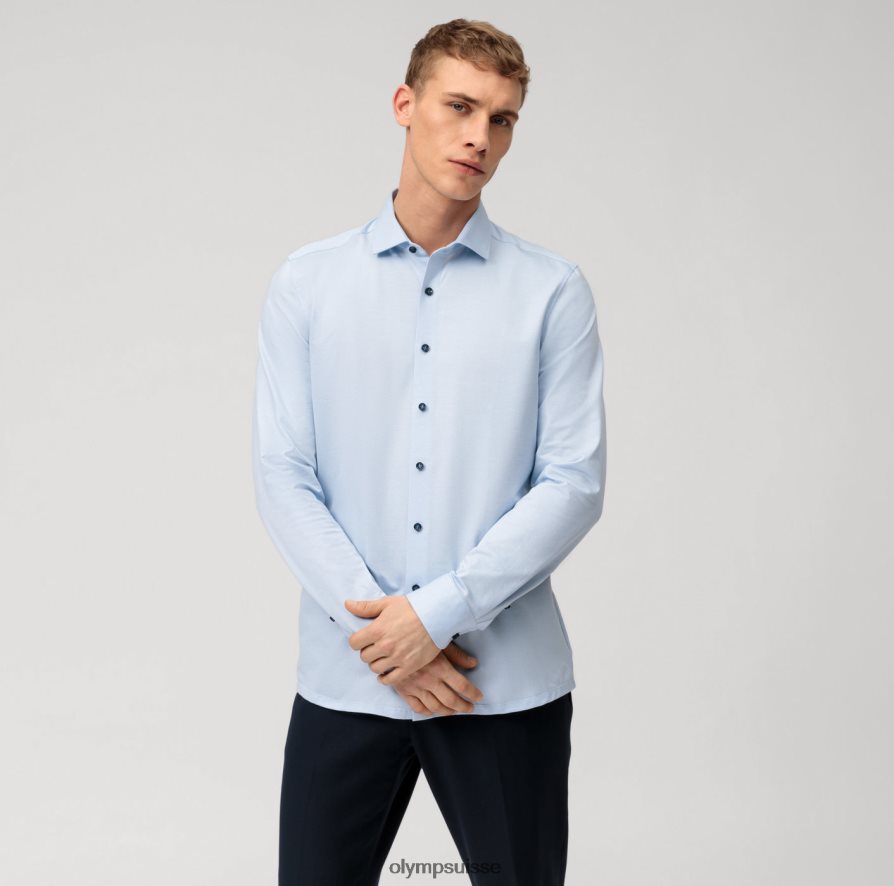 niveau cinq 24/7 body fit, chemise business, kent moderne, bleu OLYMP vêtements VVP4DB385