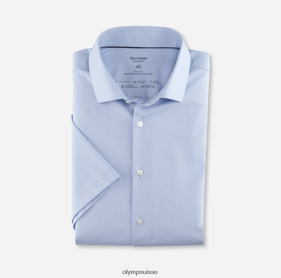 niveau cinq 24/7 body fit, chemise business, kent moderne, bleu OLYMP vêtements VVP4DB504