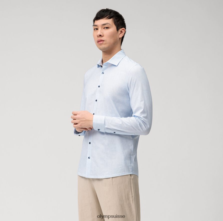 niveau cinq 24/7 body fit, chemise business, kent moderne, bleu OLYMP vêtements VVP4DB594