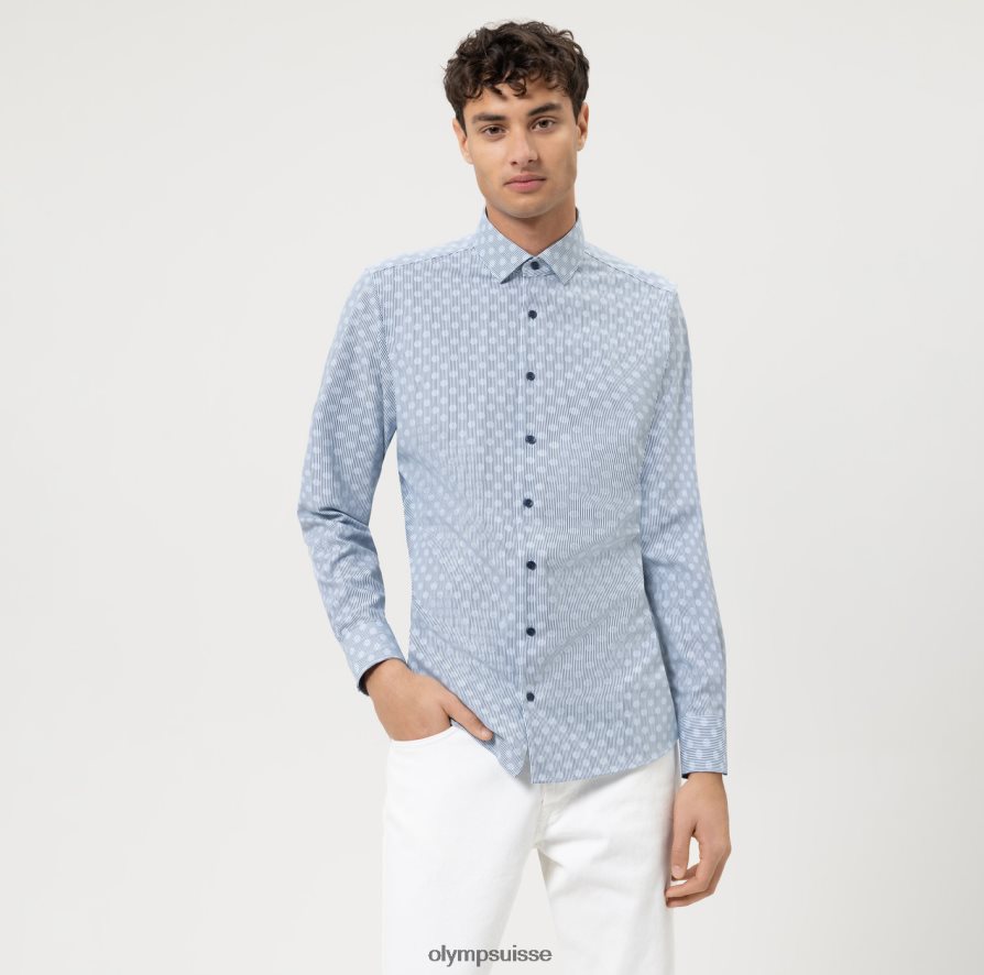 niveau cinq 24/7 body fit, chemise business, kent moderne, bleu OLYMP vêtements VVP4DB633