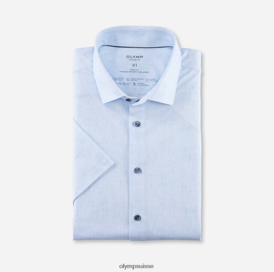 niveau cinq 24/7 body fit, chemise business, kent moderne, bleu OLYMP vêtements VVP4DB683