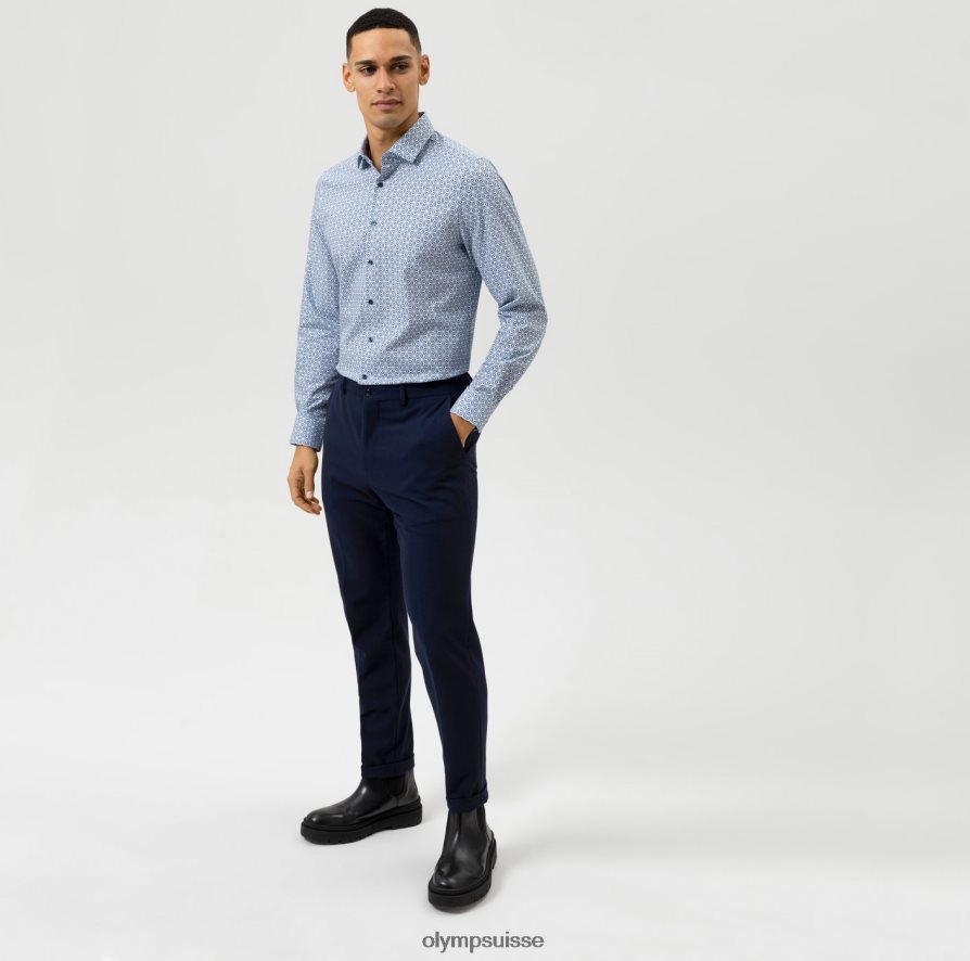 niveau cinq 24/7 body fit, chemise business, kent moderne, bleu OLYMP vêtements VVP4DB736