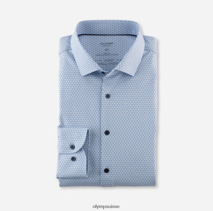 niveau cinq 24/7 body fit, chemise business, kent moderne, bleu OLYMP vêtements VVP4DB740