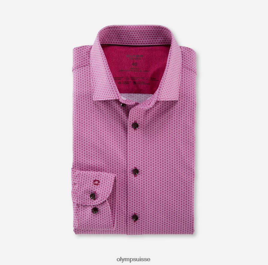 niveau cinq 24/7 body fit, chemise business, kent moderne, fuchsia OLYMP vêtements VVP4DB512