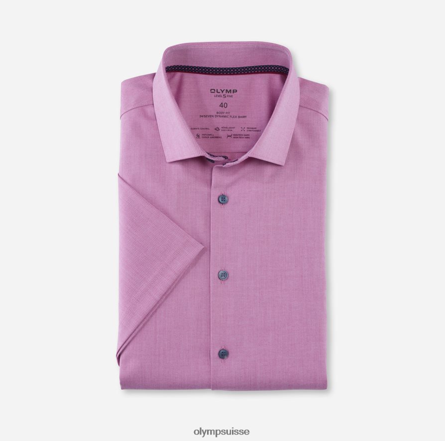 niveau cinq 24/7 body fit, chemise business, kent moderne, fuchsia OLYMP vêtements VVP4DB666