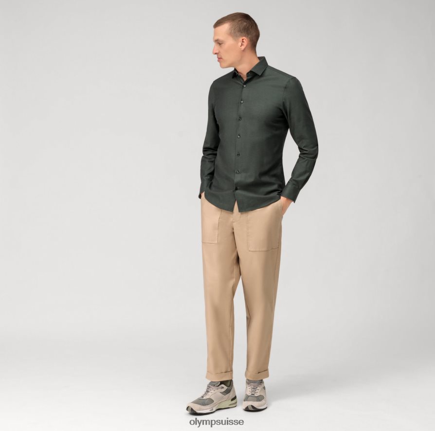 niveau cinq 24/7 body fit, chemise business, kent moderne, olive OLYMP vêtements VVP4DB396