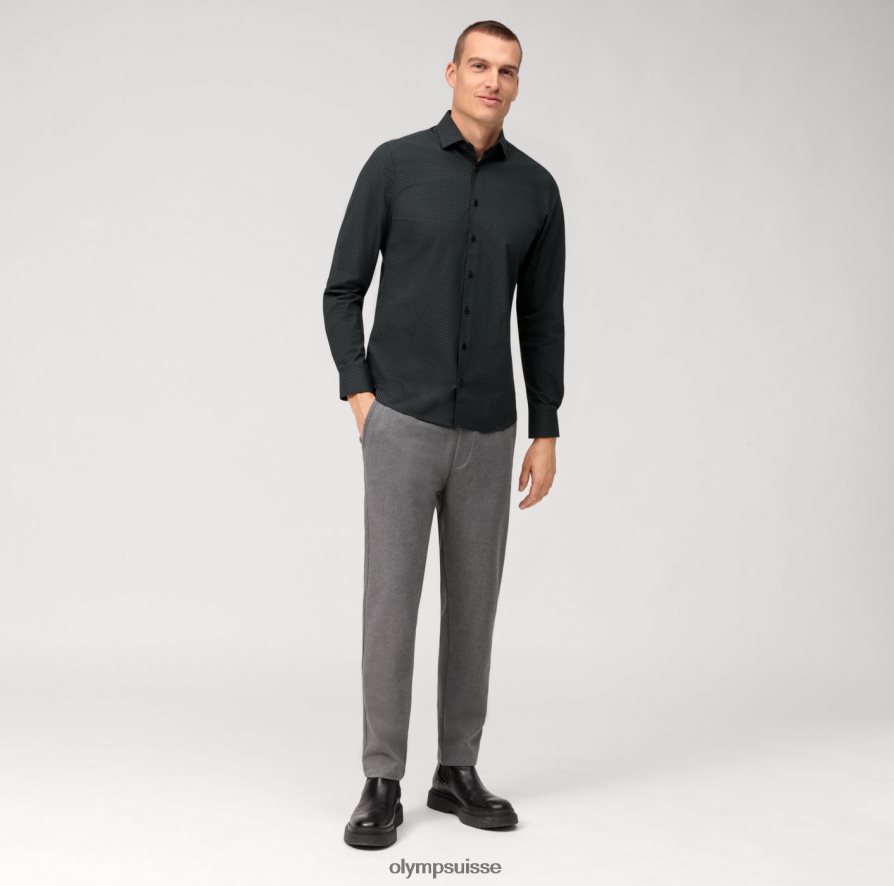 niveau cinq 24/7 body fit, chemise business, kent moderne, olive OLYMP vêtements VVP4DB447