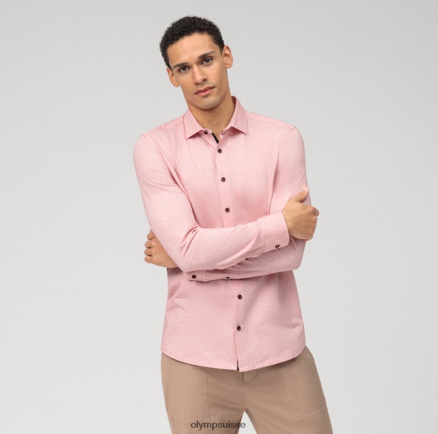 niveau cinq 24/7 body fit, chemise business, kent moderne, rouge OLYMP vêtements VVP4DB466