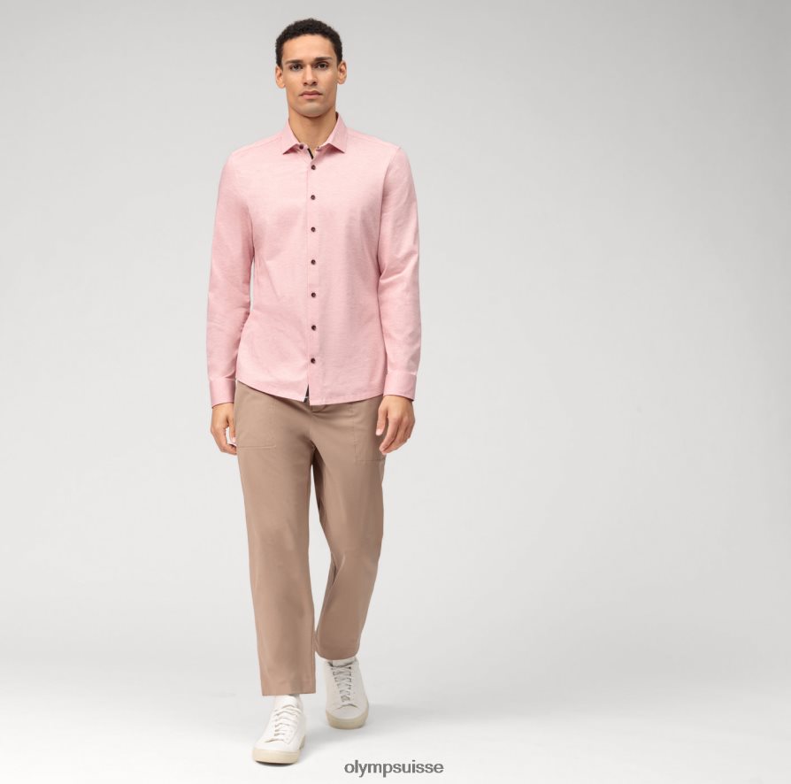 niveau cinq 24/7 body fit, chemise business, kent moderne, rouge OLYMP vêtements VVP4DB466