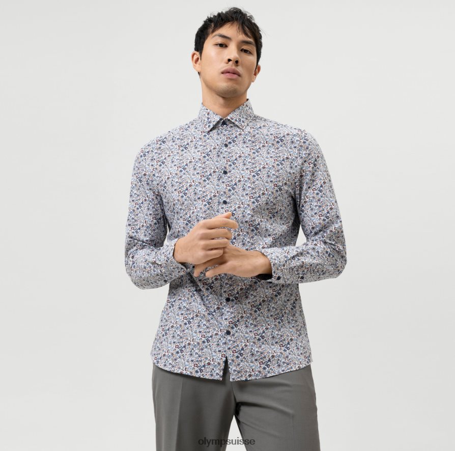 niveau cinq 24/7 body fit, chemise business, kent moderne, rouge OLYMP vêtements VVP4DB778