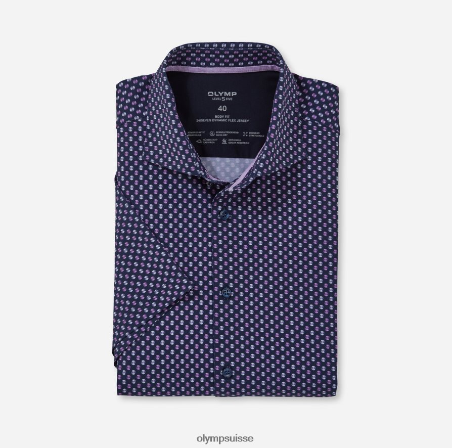 niveau cinq 24/7 body fit, chemise business, kent, rose OLYMP vêtements VVP4DB609