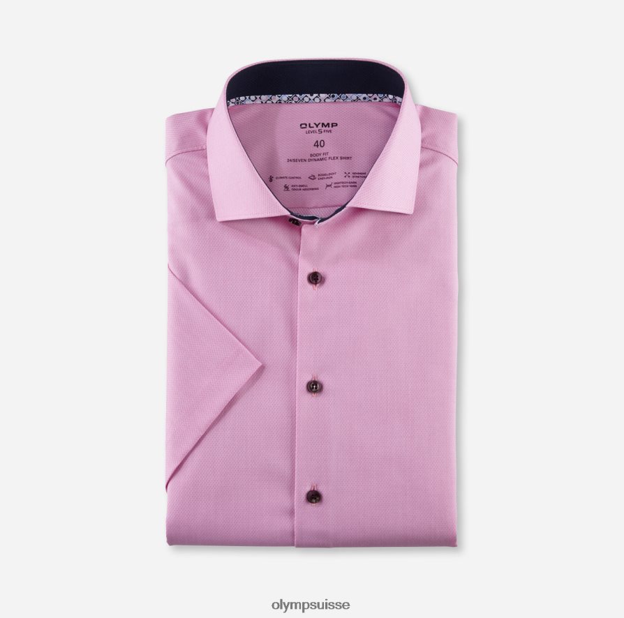 niveau cinq 24/7 body fit, chemise business, kent, rose OLYMP vêtements VVP4DB669