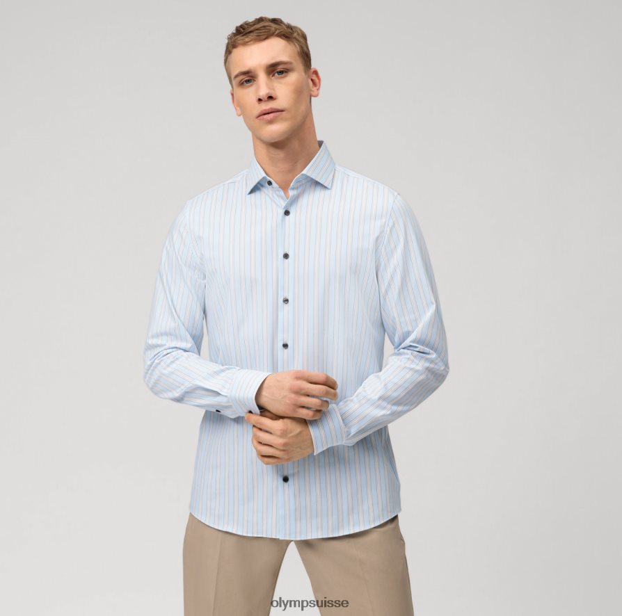 niveau cinq 24/7 body fit, chemise business, kent, taupe OLYMP vêtements VVP4DB453