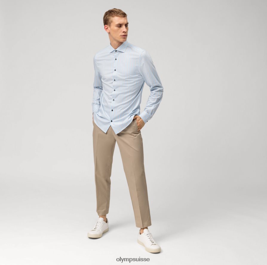 niveau cinq 24/7 body fit, chemise business, kent, taupe OLYMP vêtements VVP4DB453